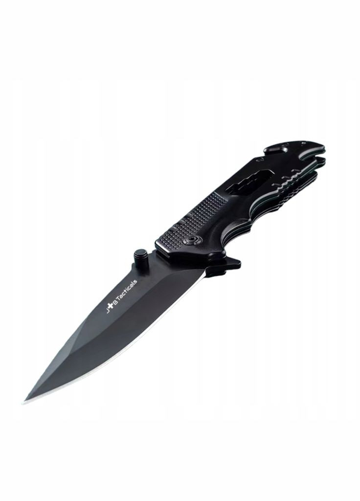 Спасательный Складной Многофункциональный Нож FINKA EDC HUNTING 12 Черный JB Tacticals (342966756)