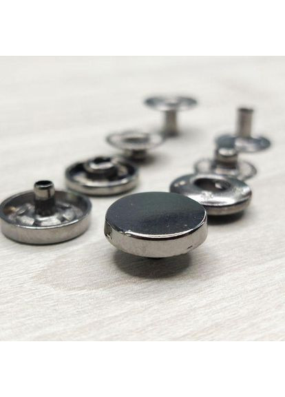 Кнопка Таблетка 12 мм Нержавейка - темный никель 720 шт (116455) Plus-plus (352746225)