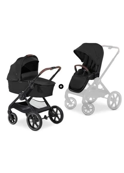 Универсальная коляска 2 в 1 Hauck Walk N Care Air черная 98x60x107 см алюминий No Brand (400575221)