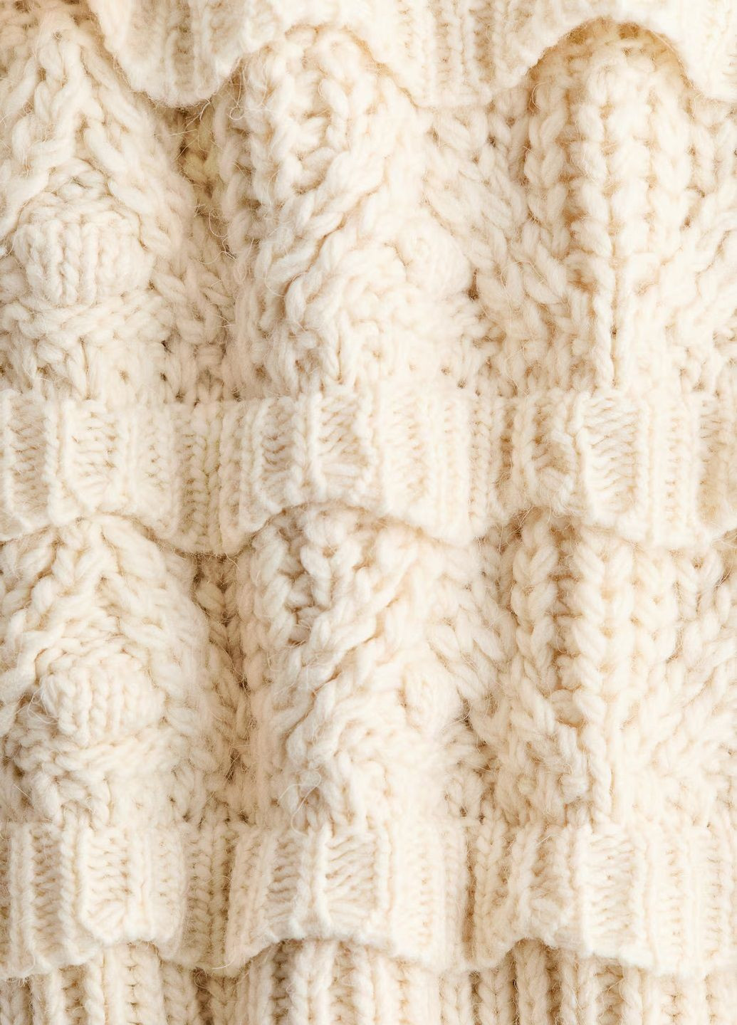 Светло-бежевый демисезонный свитер H&M