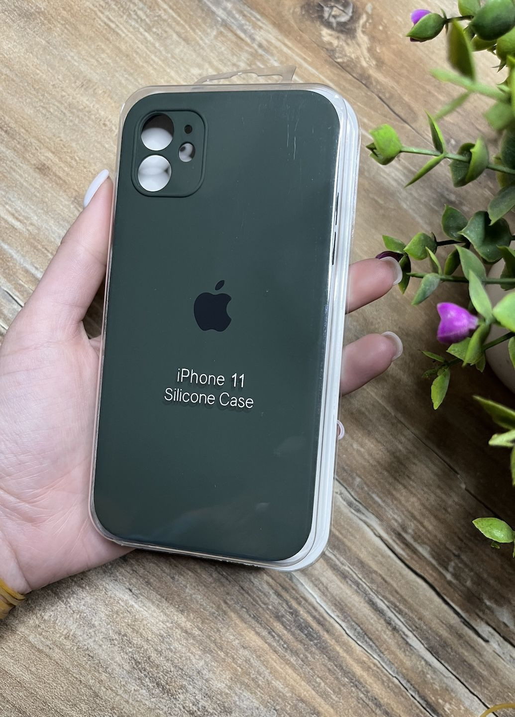 Чехол на iPhone 11 квадратные борта чехол на айфон silicone case full camera на apple айфон Brand iphone11 (292737799)