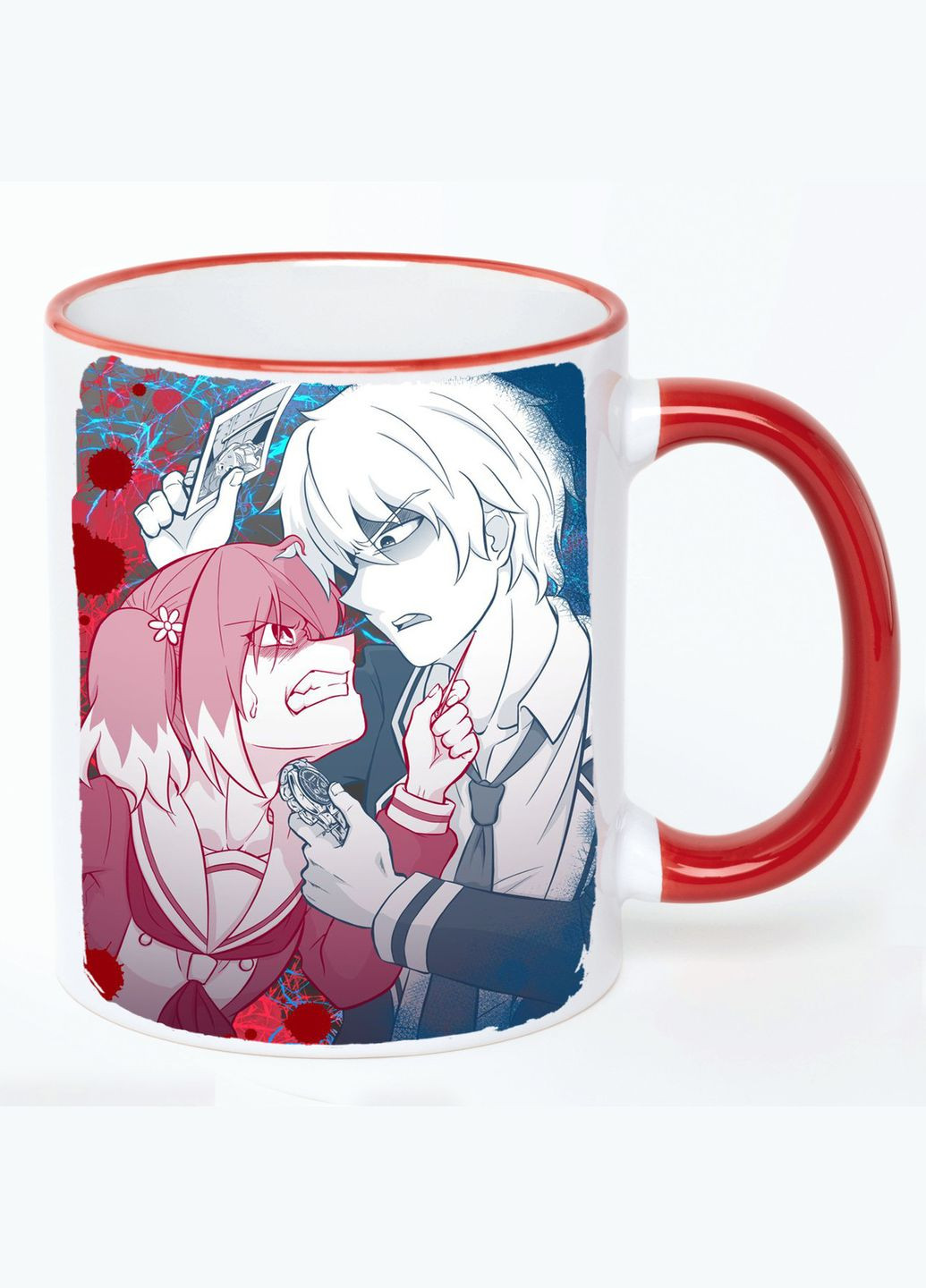 Чашка Бездарная Нана Аниме #001 (кружка, кружка) Белая с Красной ручкой 330 мл No Brand (322713425)