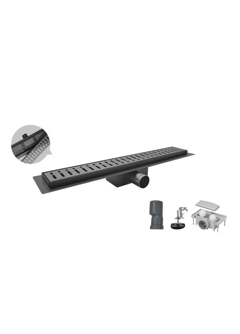 Душевой трап из нержавеющей стали SUS304 FD3570x500-Graphite (Цвет графит) (AC0657) KOER (307496655)