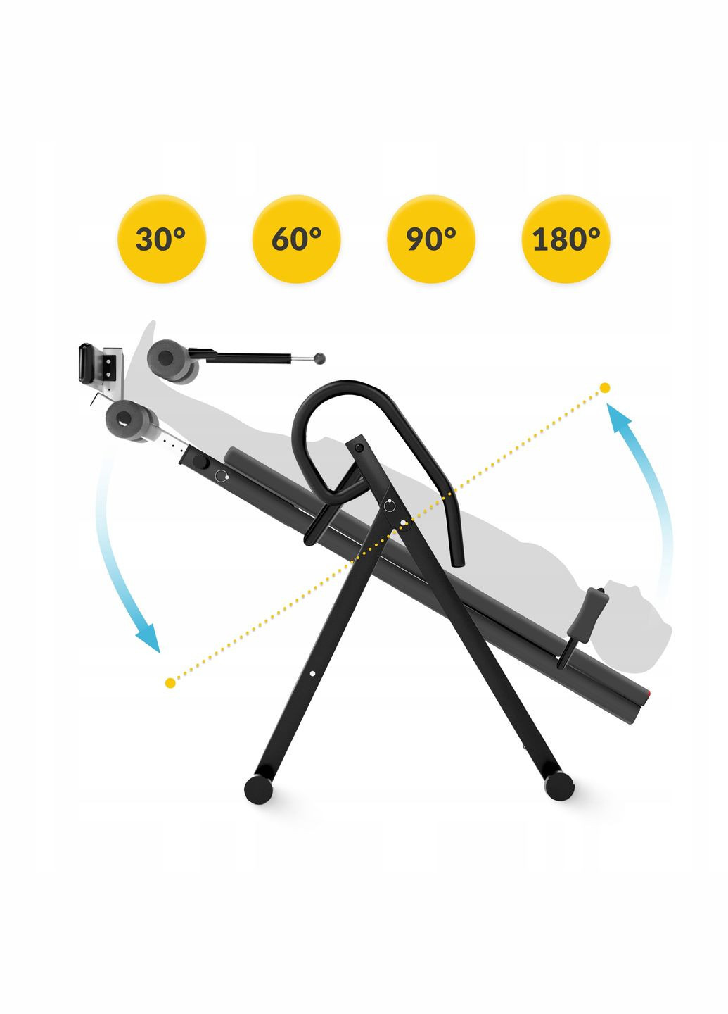 Стол инверсионный регулируемый Black/Grey (P-5905973401951) 4FIZJO (311505548)