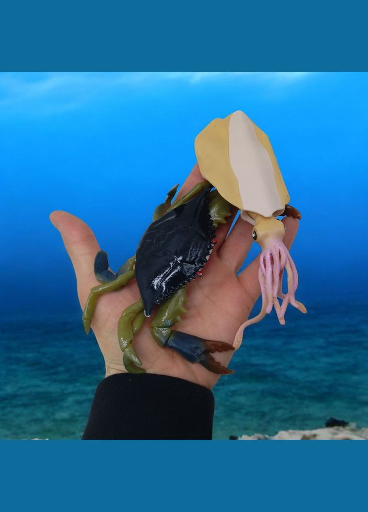 Тягучка-антистресс "Морские жители - краб и кальмар" MIC (315070462)