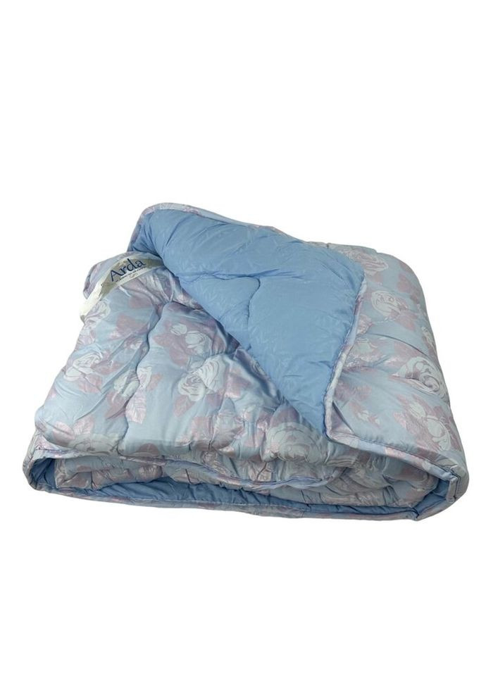 Одеяло евро закрытое Цветок 20385 195х215 см перламутровое Arda (335583808)