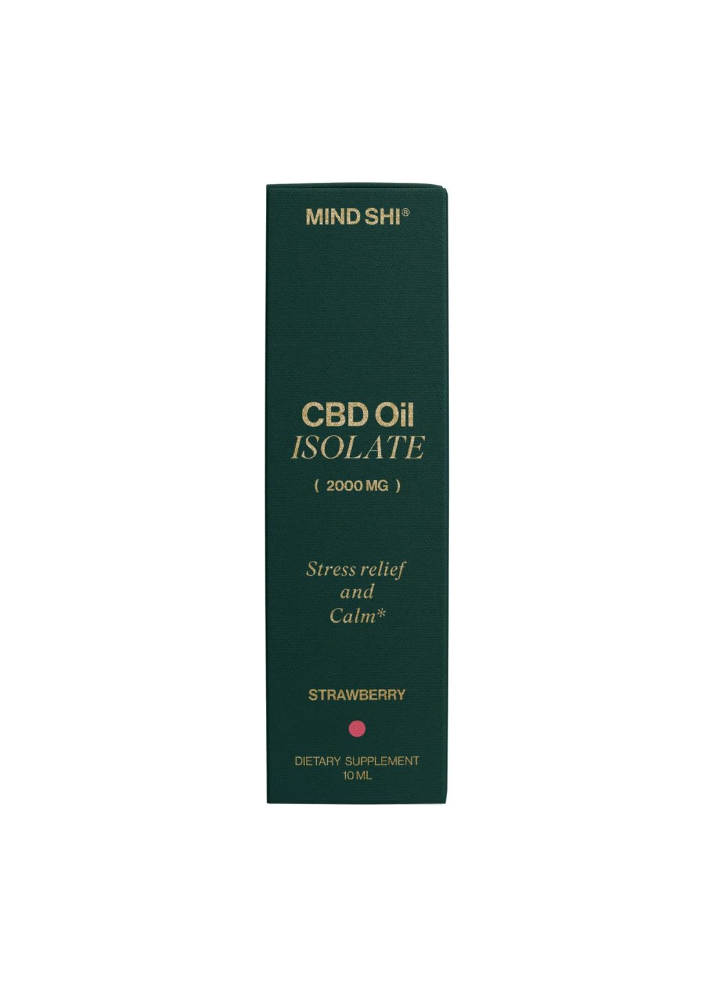 CBD Oil Isolate 2000 mg Strawberry 10 ml Mind Shi (393252906)