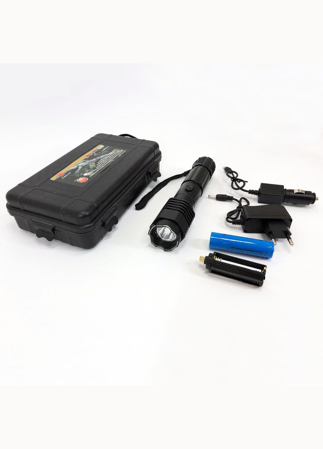 Ліхтар акумуляторний тактичний, багатофункціональний тактичний ліхтарик (відлякувач) Police BL-1103 Bailong (364665626)