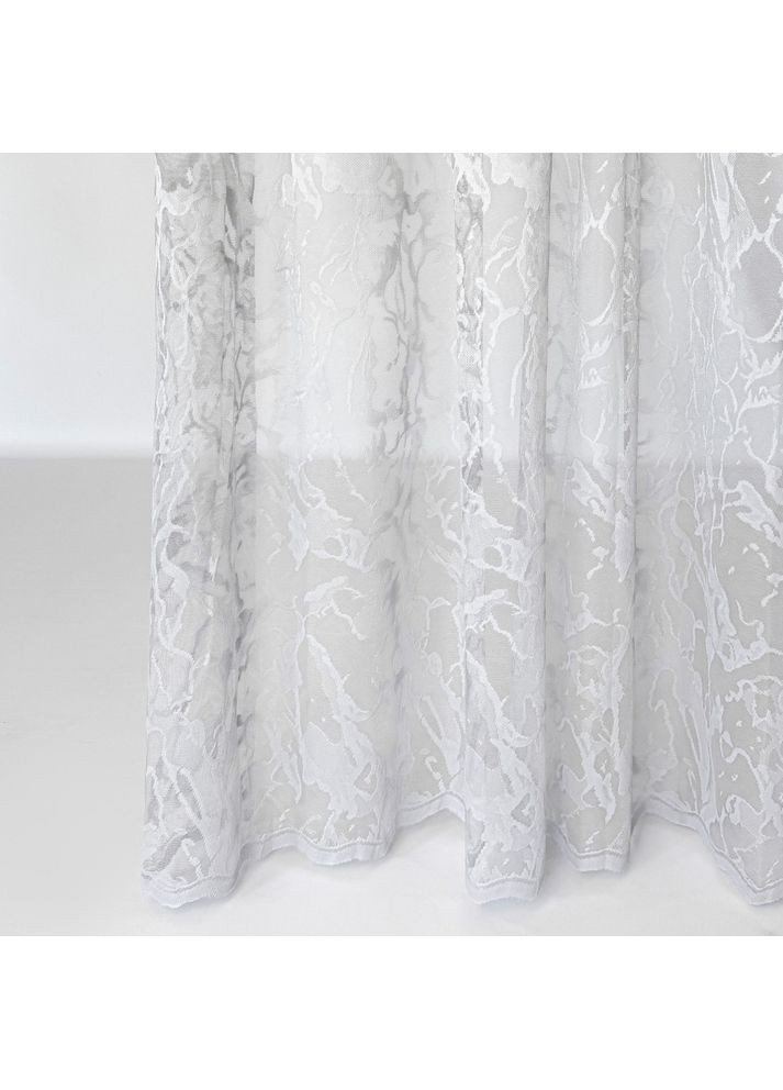 Ткань тюль жаккард Микрия 285 см 57 г/м2 тюлевая ткань, ткань для тюля, тюль, гардины, жаккардовая тюль IDEIA (351378062)