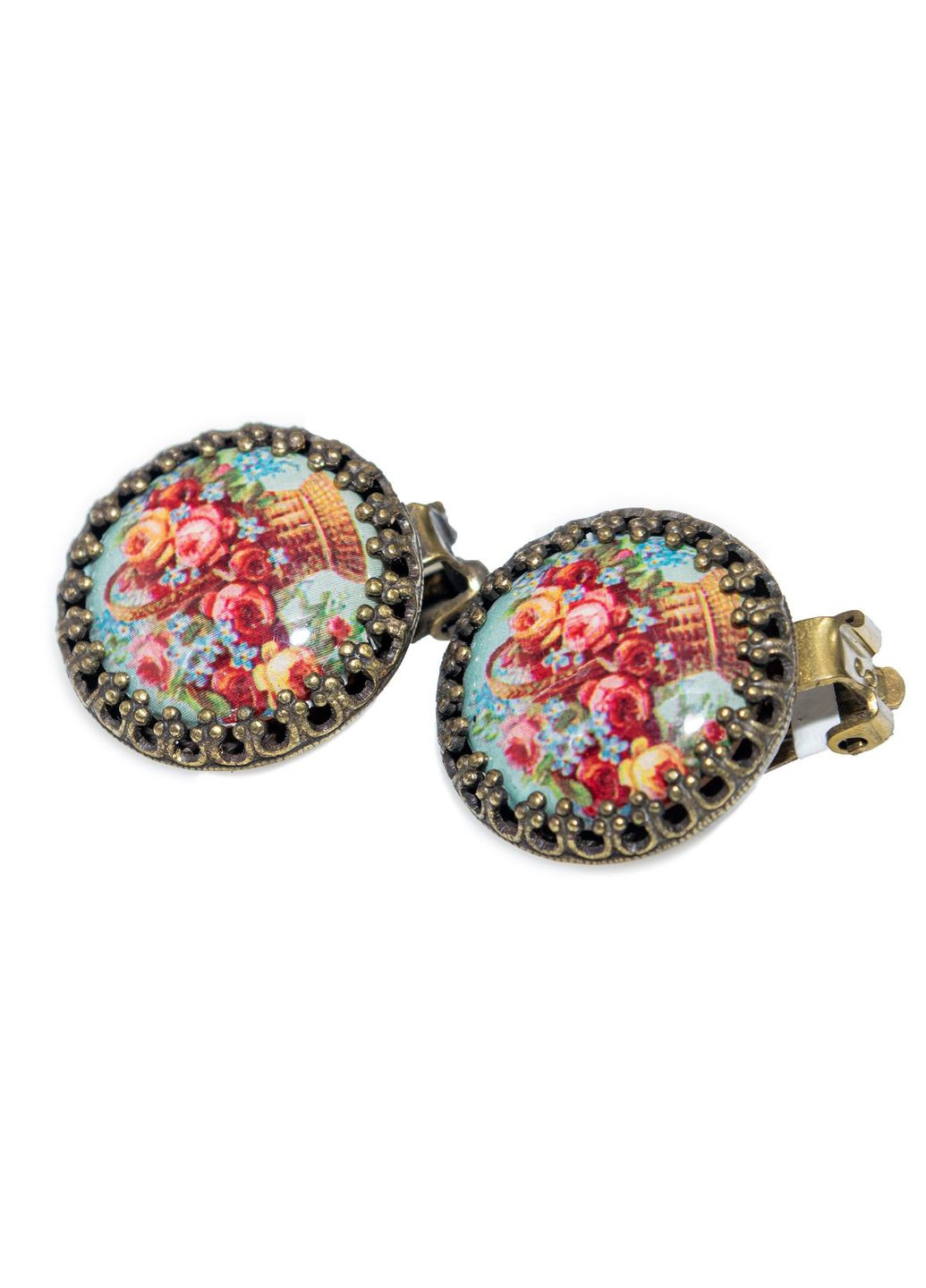 Серьги-клипсы "Цветочная фантазия" от Michal Negrin (346263028)