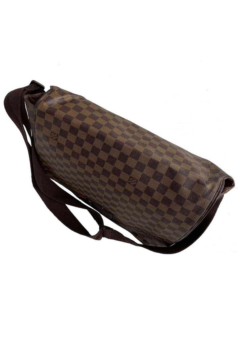 Мужская сумка из кожзама LV3057406 коричневая No Brand (370848294)