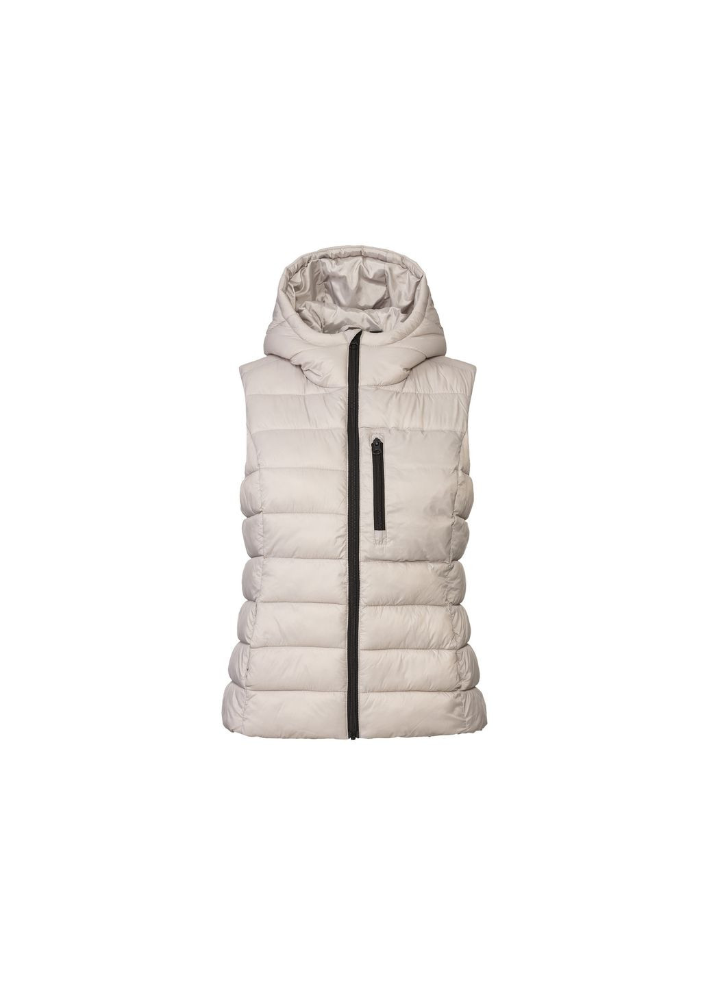 Теплый жилет с капюшоном для женщины Dope Dyed 418848 Esmara (296287135)