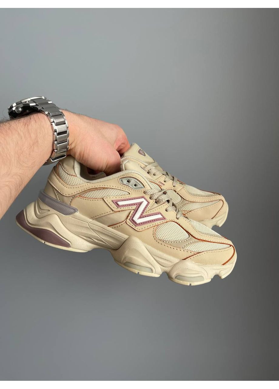 Бежеві Осінні кросівки чоловічі і жіночі new balance 9060 'bone sparrow' | нью беланс 9060 бежеві No Brand