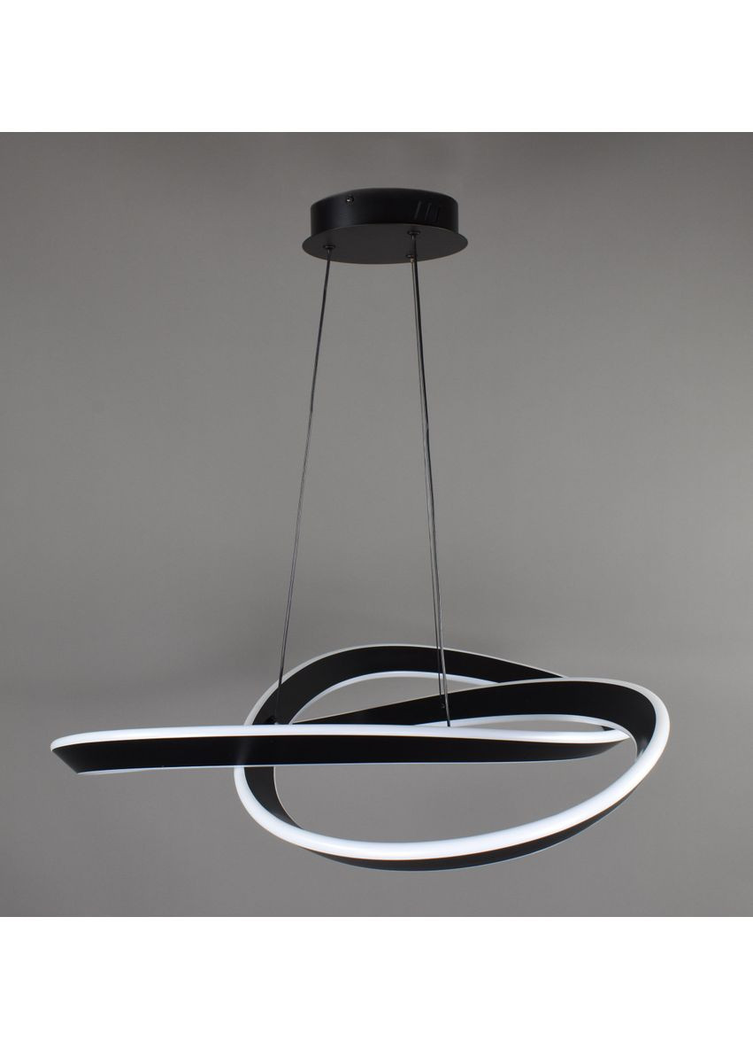 Люстра світлодіодна підвісна LED світильник для квартири на стелю лед 28266 Чорний 35-160х72х72 см. Sunnysky (365680454)