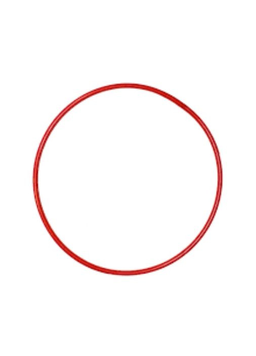 Обруч металевий малий d 78см Червоний No Brand (306903867)