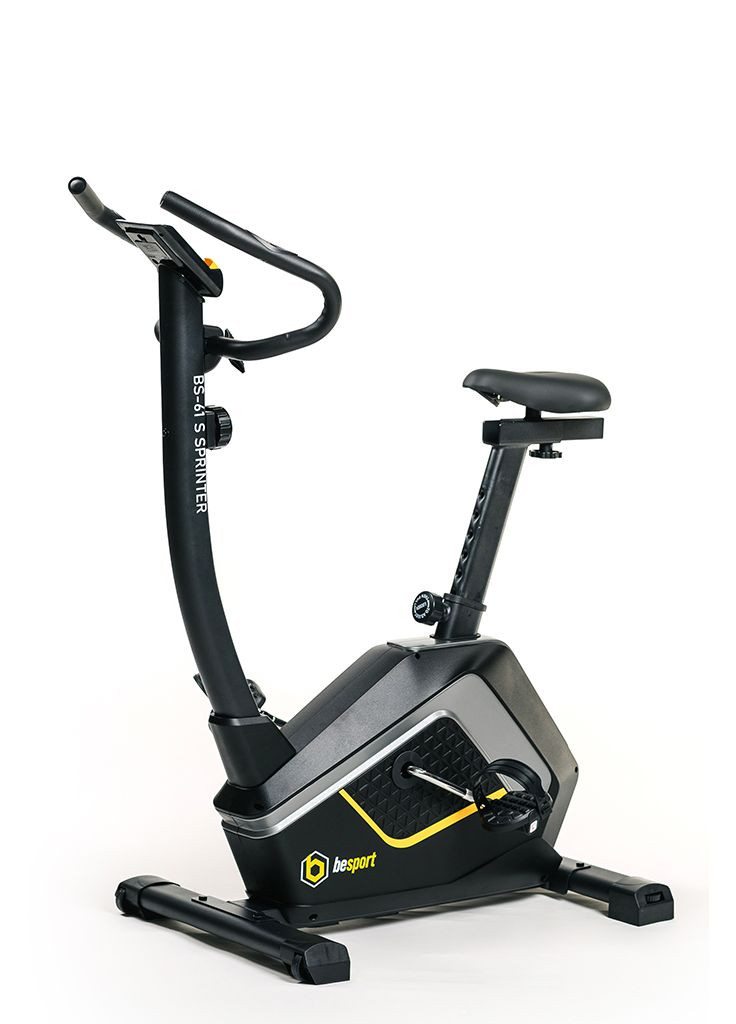Велотренажер BS-611S SPRINTER магнитный черно-желтый Besport (301538463)