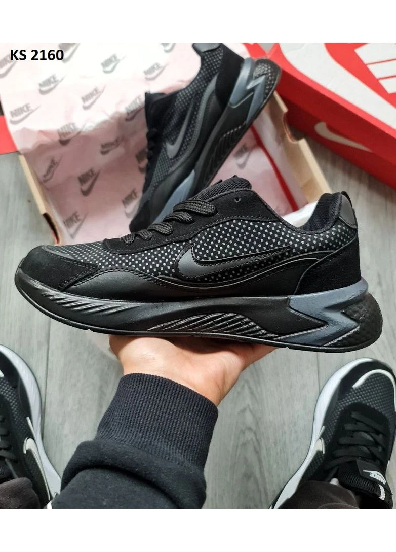 Чорні літні кросівки nike air black найк аір No Brand