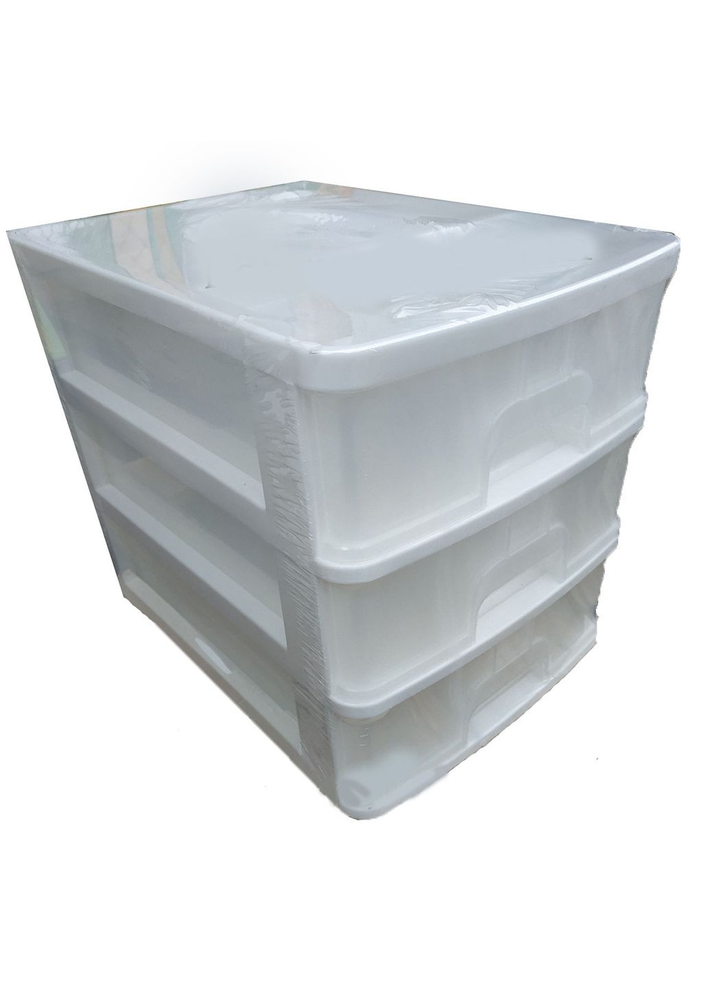 Мини комод на 3 ящика "А4" Белый. R-Plastic (345122514)