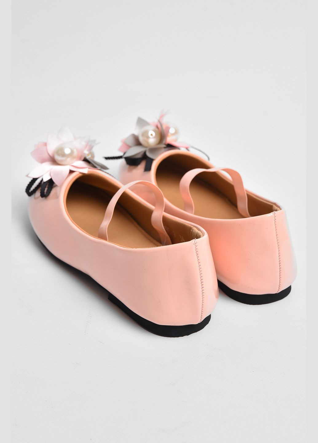 Розовые балетки для девочки розового цвета Let's Shop