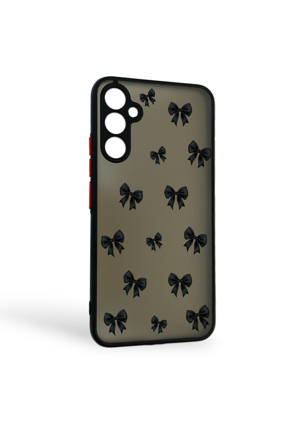 Чохол для телефона Galaxy A34 5G (SM-A346E) с 3D принтом бантиків із захистом камери на самсунг а34 5г чорний Samsung (366388404)