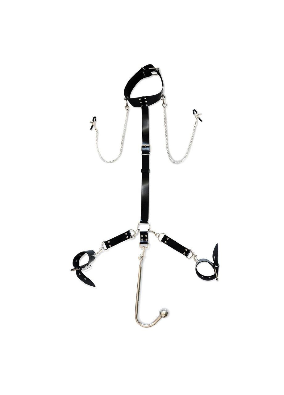 Бондажний набір з металевим анальним гаком No2 Art of Sex Beatrice Bondage set with anal hook No2 No Brand (303888491)