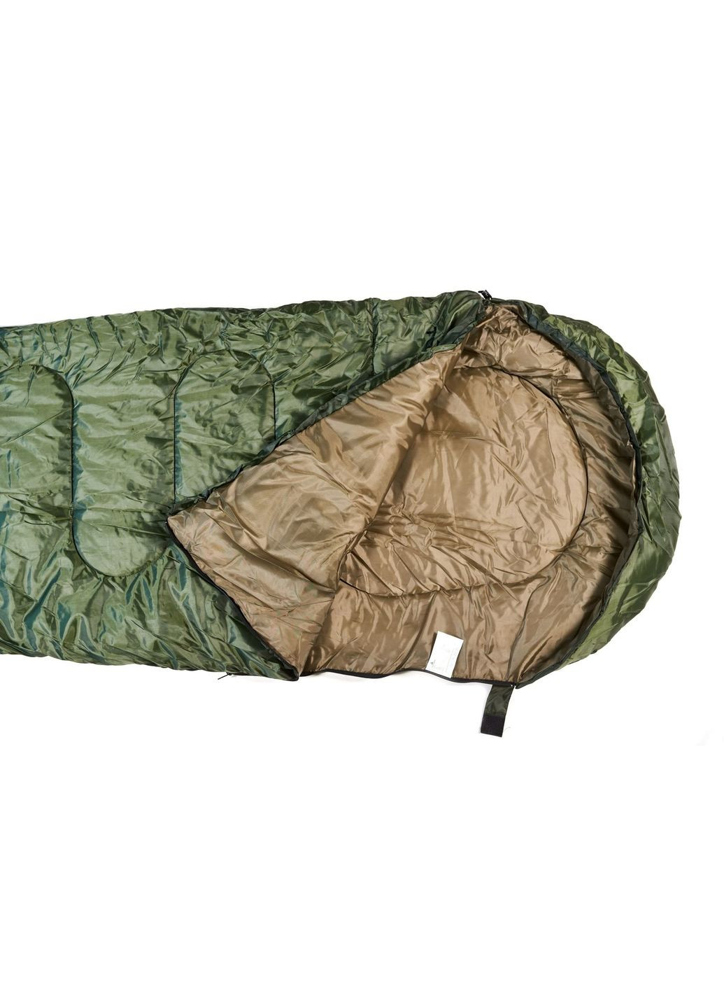 Спальный мешок XXL кокон левый olive 220/90-55 (+10/+5/-5 °С) Totem Hunter (309194558)