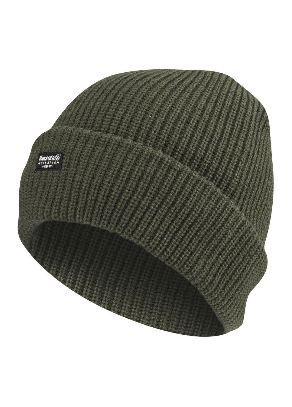 Шапка вязаная с подкладкой THINSULATEOlive Mil-Tec (315822220)
