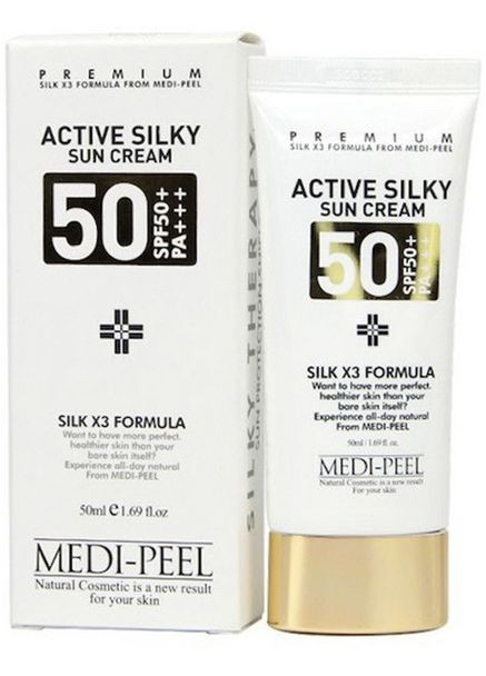Сонцезахисний крем для обличчя Active Silky Sun Cream SPF 50+, 50 мл (8809409341545) Medi-Peel (385440212)