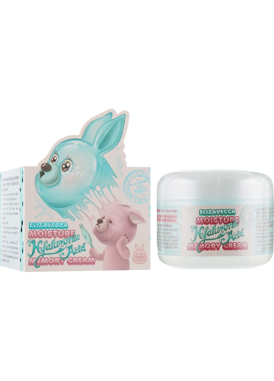 Гіалуроновий крем-пудинг для обличчя Moisture Hyaluronic Acid Memory Cream 100ml (581719-1658) Elizavecca (368665943)
