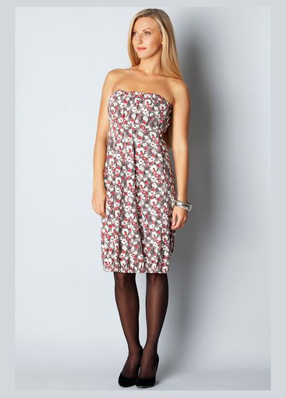 Білий кежуал сарафан трикотажний 2 Льва