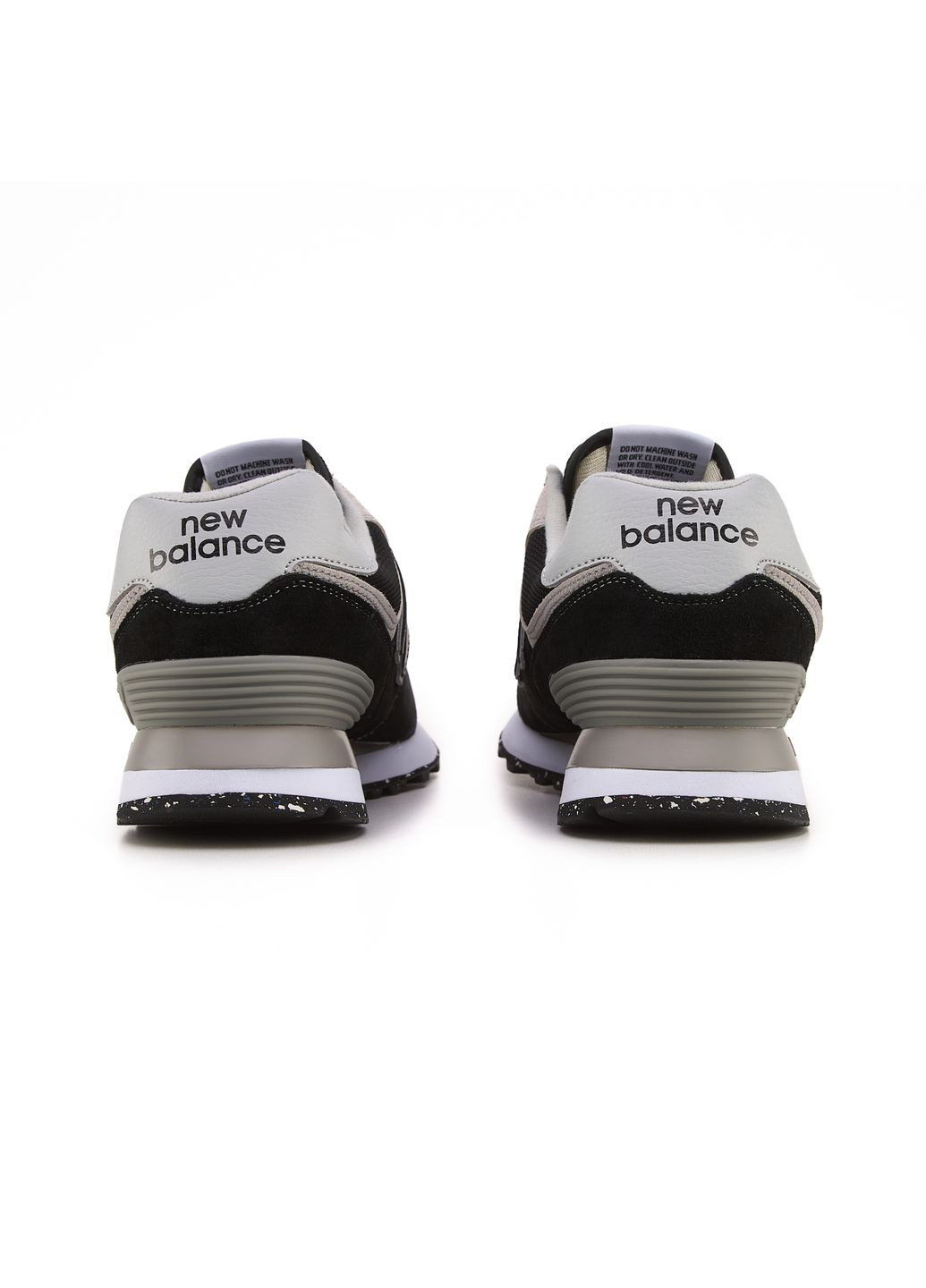 КРОСІВКИ ЖІНОЧІ NEW BALANCE 574 BLACK WHITE GREY НЬЮ БЕЛАНС 574 No Brand сірі демісезони (368885522)