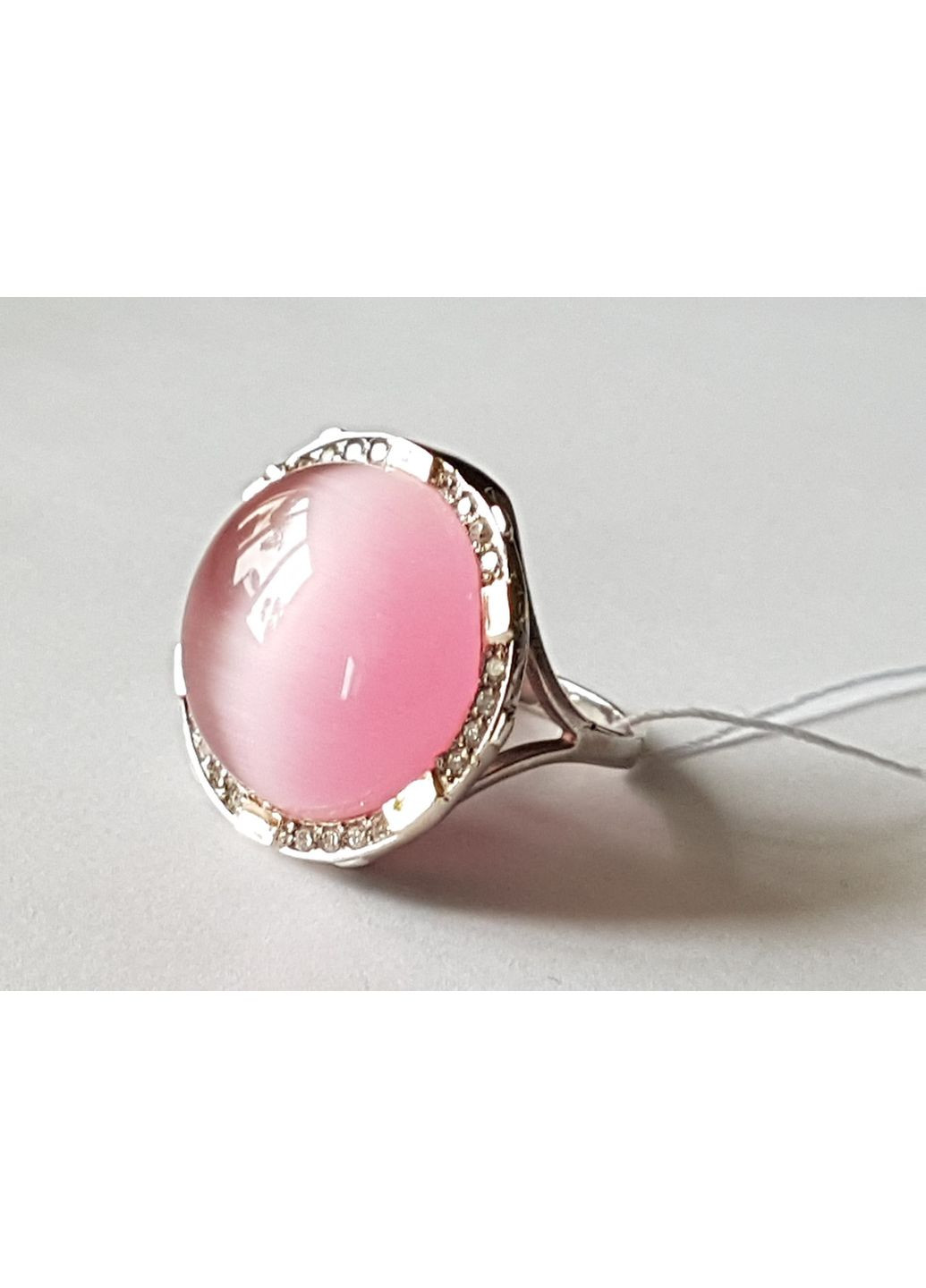 Срібне кільце з улекситом і позолотою "Каліпсо" Golden Silver (370160407)