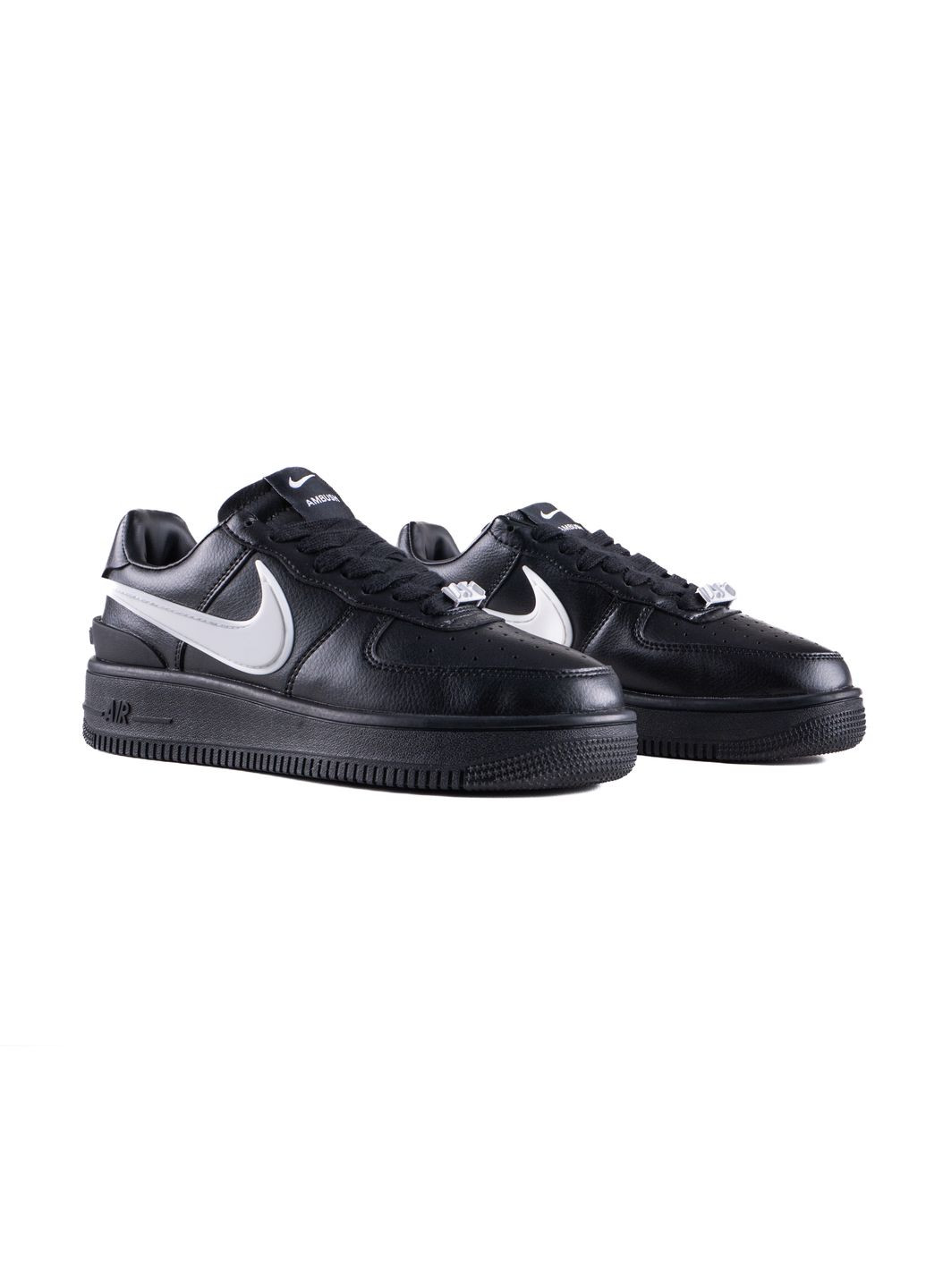 Чорні Осінні кросівки чоловічі nike air force 1 low x ambush black найк аір форс 1 преміум No Brand