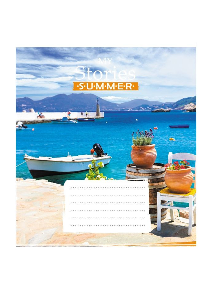 Зошит загальний "Літня історія" 048-600162L-3 в лінію, 48 аркушів Leader (361245044)