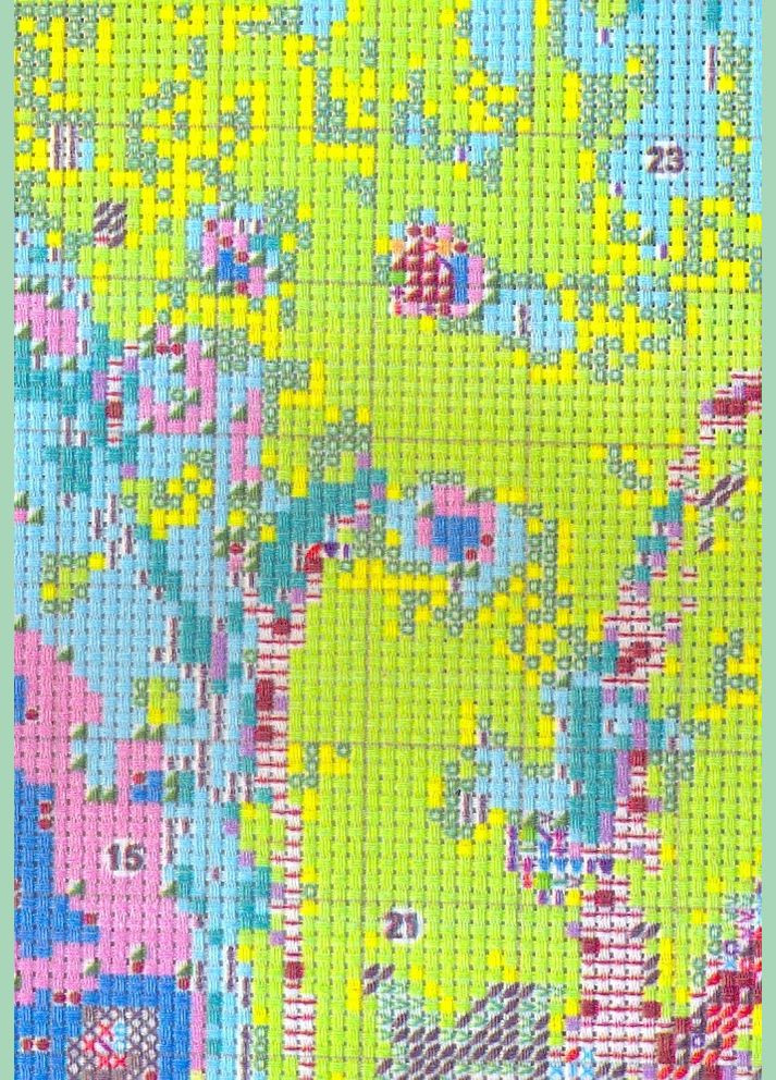 Набір для вишивання за нанесеною на канву схемою "Two owls 2".AIDA 14CT printed, 47*39 см Joy Sunday (313614173)