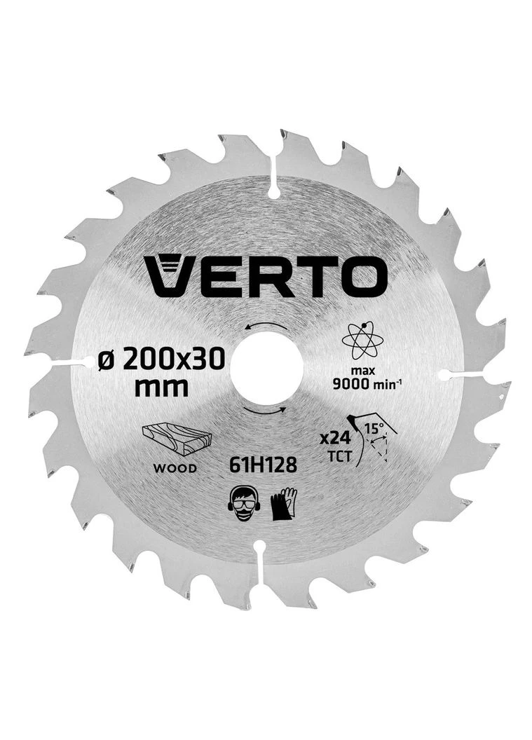 Диск відрізний 200 x 30 мм 24 зуба Verto (361851011)