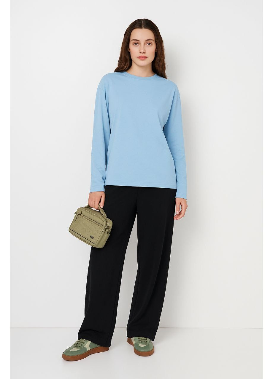 Жіночий лонгслів оверсайз із стрейч-куліра (hb684456) HiBrand (365729776)