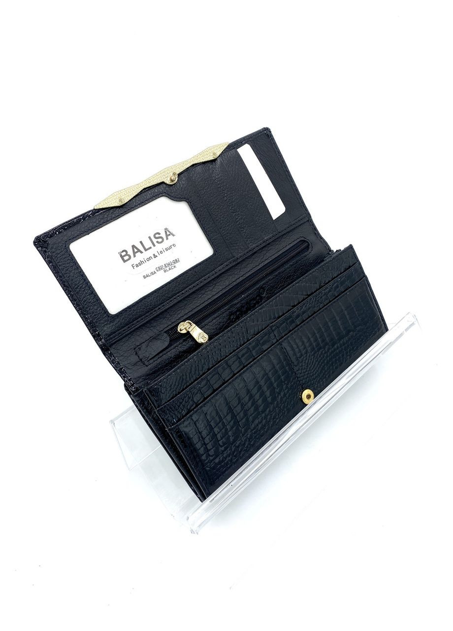 Жіночий гаманець з натуральної шкіри C827-E542 зелений 19 х 9 х 3 Balisa (367263865)