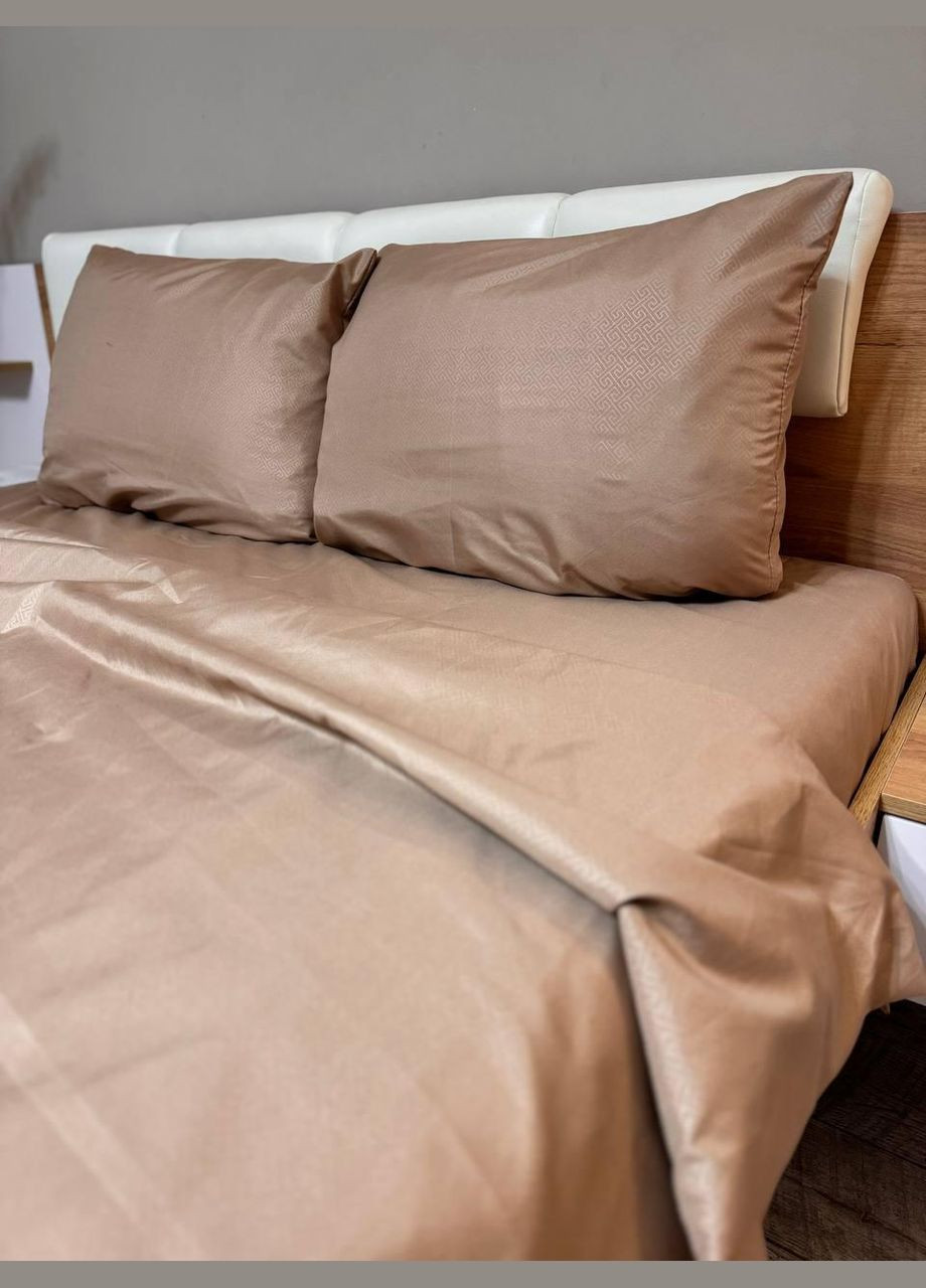 Комплект постільної білизни для двоспального ліжка Золотистий Е6000-01 (Е6000-01) No Brand (306633727)