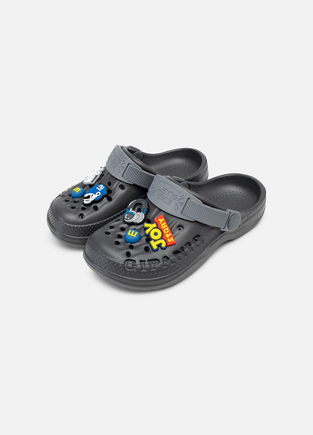 Крокси для хлопчика колір графіт CB-00248035 Gipanis (325812719)