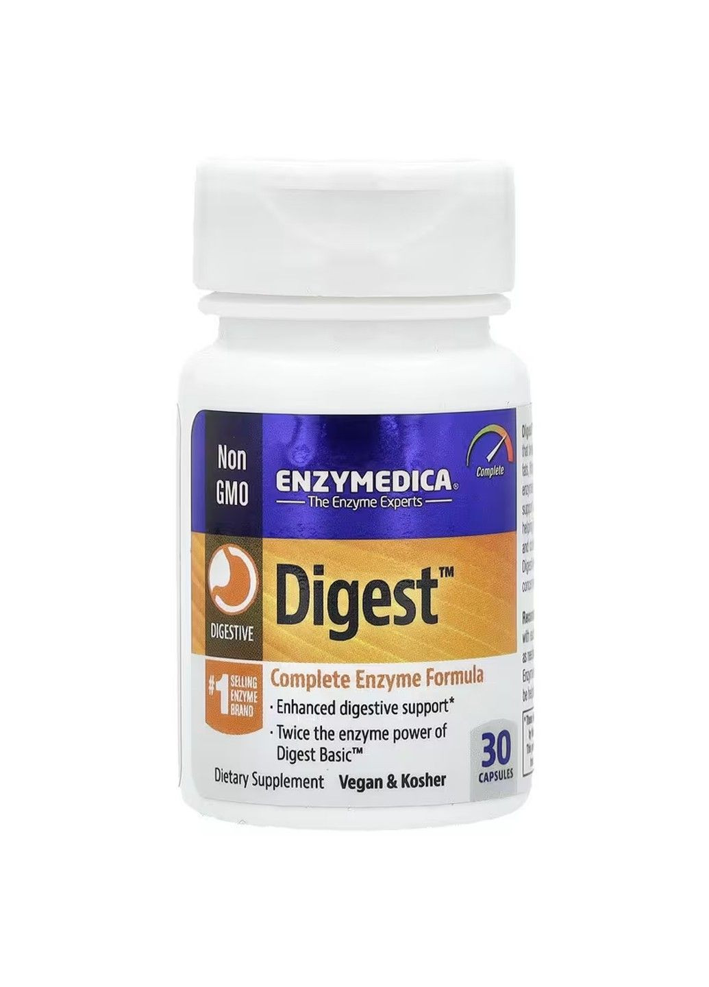 Полный Комплекс Ферментов Digest - 30 капсул Enzymedica (293944950)