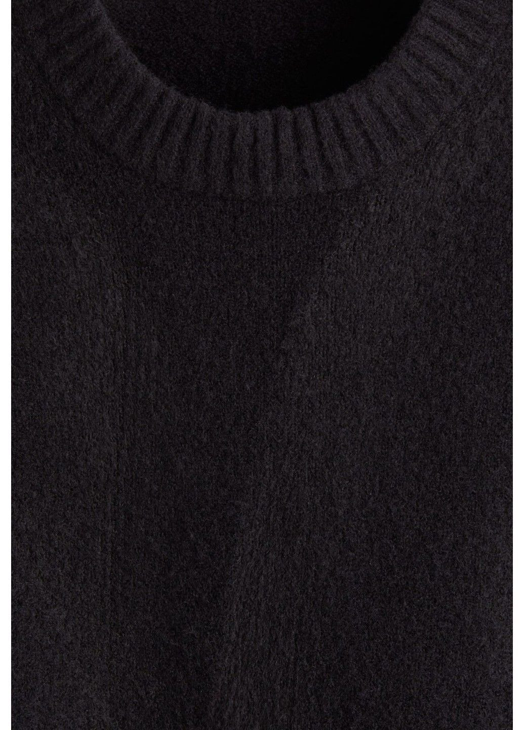 Чорний зимовий чоловічий светр regular fit (58742) s чорний H&M