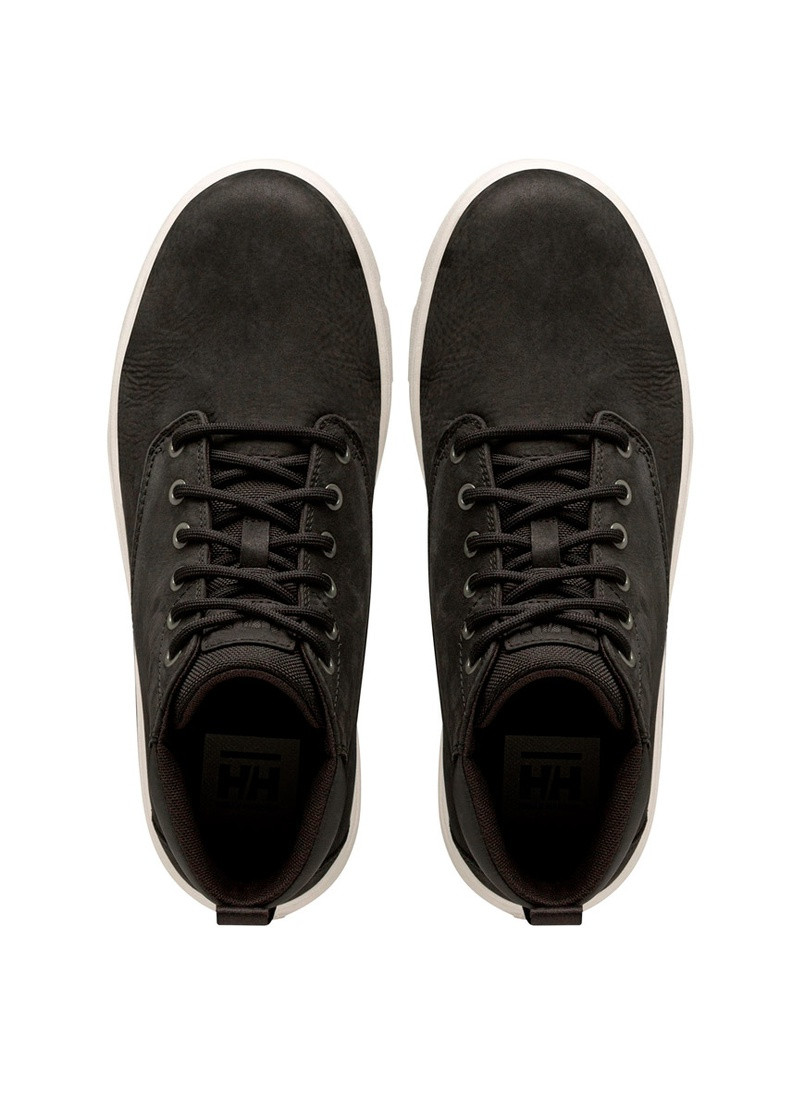 Черные осенние мужские ботинки 11738 черный нубук Helly Hansen