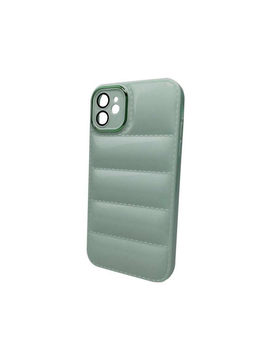 Чохол Down Jacket Frame для iPhone 12 Mint Green No Brand (304731466)