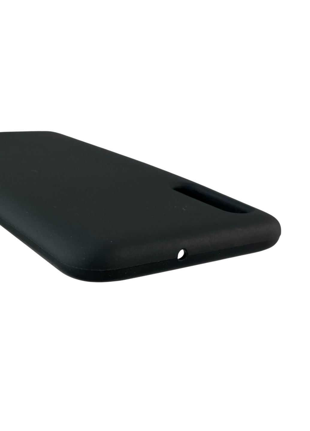 Чехол для Galaxy A50s (SM-A507F) силиконовый с микрофиброй нескользящий на самсунг а50с черный Samsung (366389195)