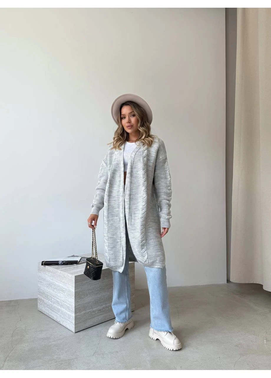 Жіночий подовжений кардиган Fashion (382224849)