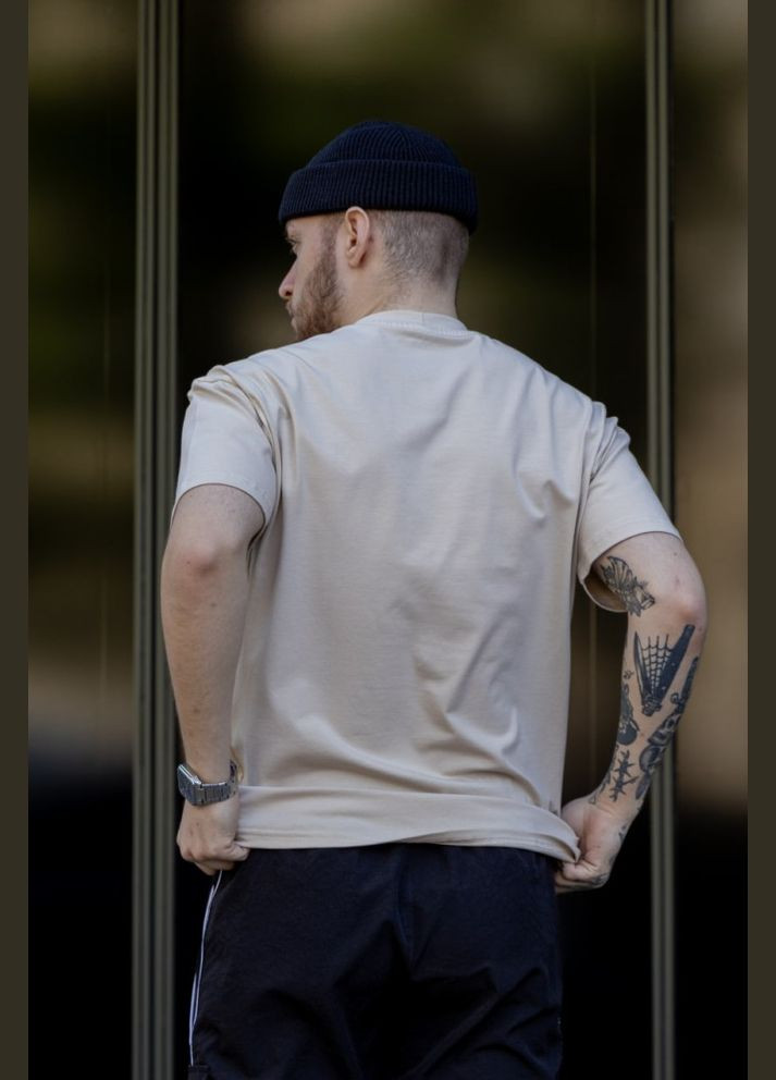 Бежева чоловіча футболка - demo, бежевий Reload