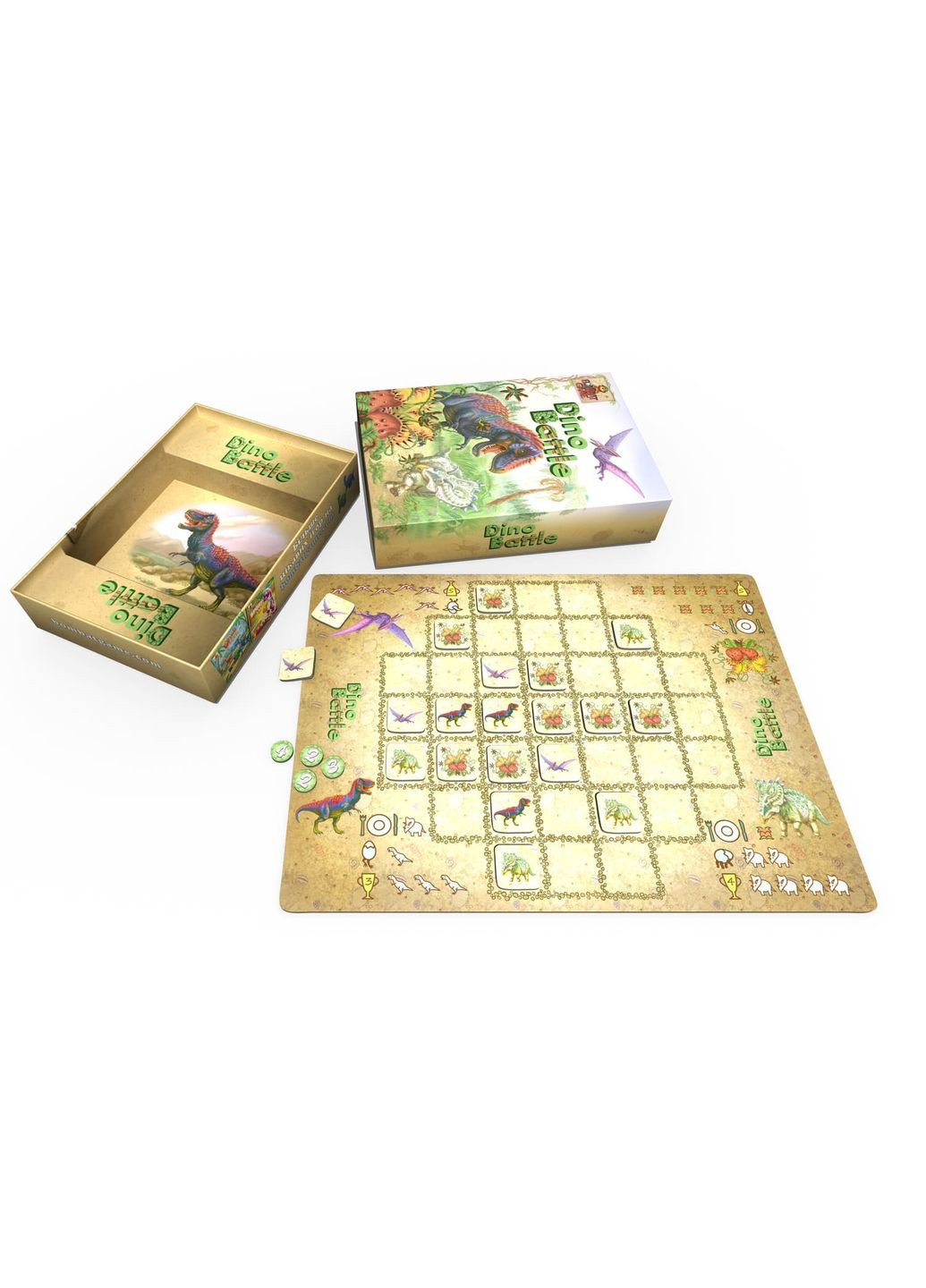 Настольная игра Дино Батл (Dino Battle) Bombatgame (371191836)