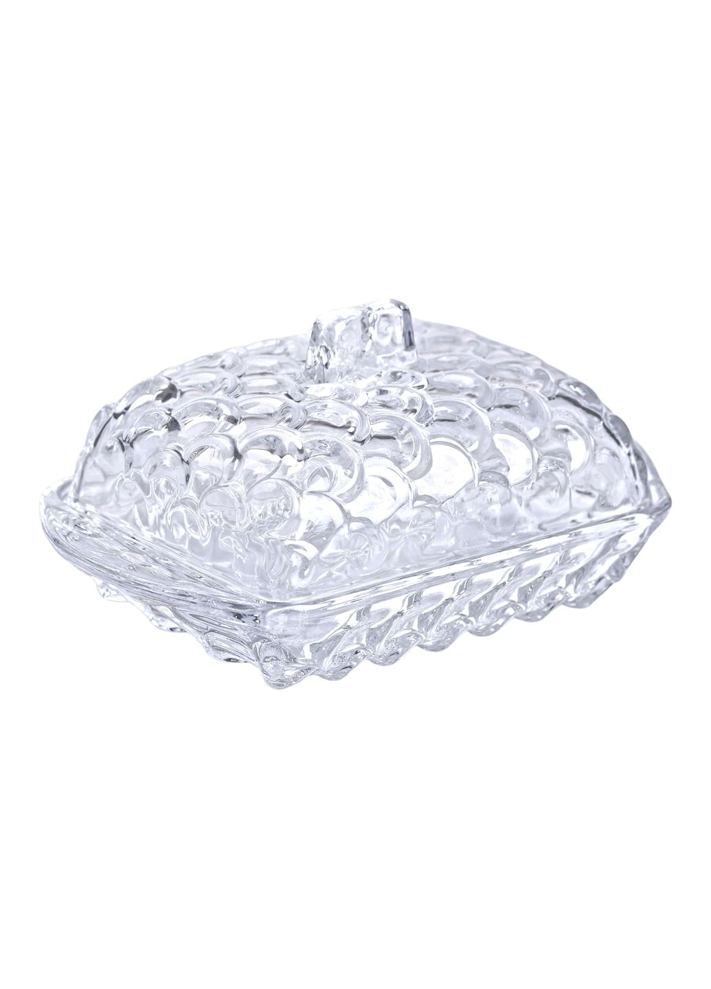 Маслянка скляна з кришкою 17х10,5х8 см Yiwu (361678171)