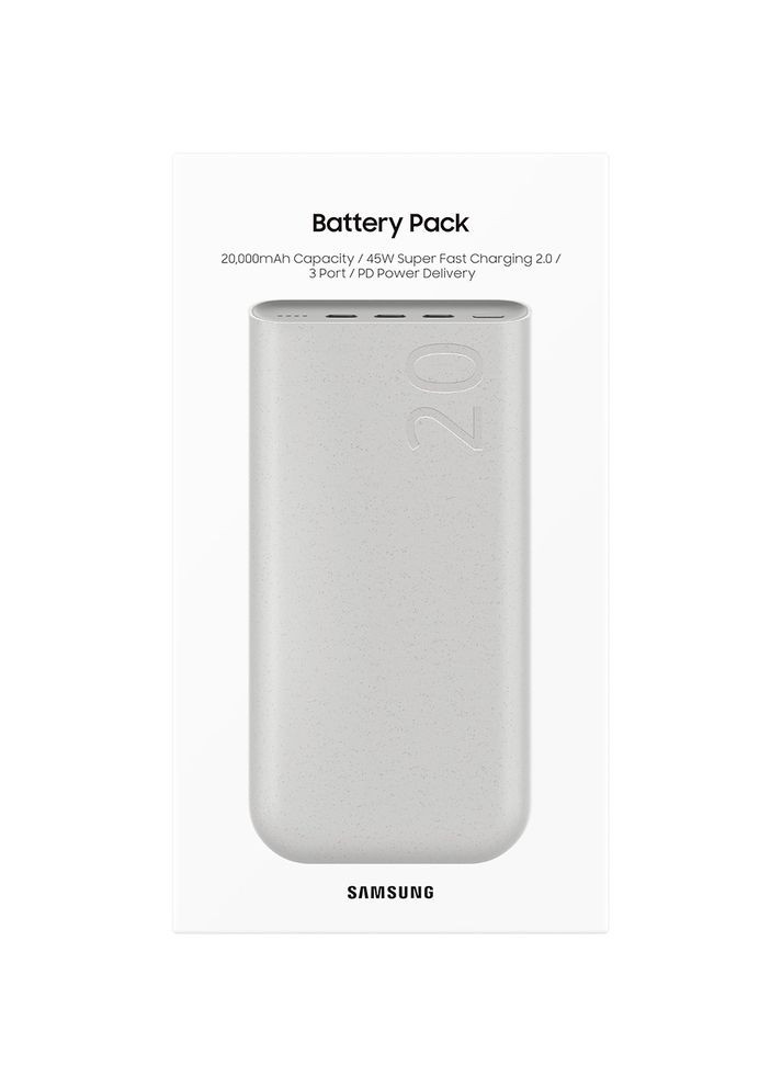 Powerbank Battery Pack 45W 20000mAh Beige (EB-P4520XUEGEU) Samsung (315021572)